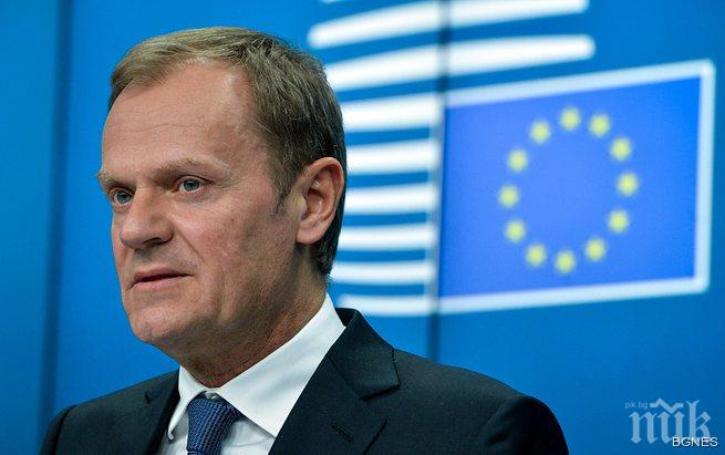 Туск свика извънредна среща за миграцията в четвъртък 