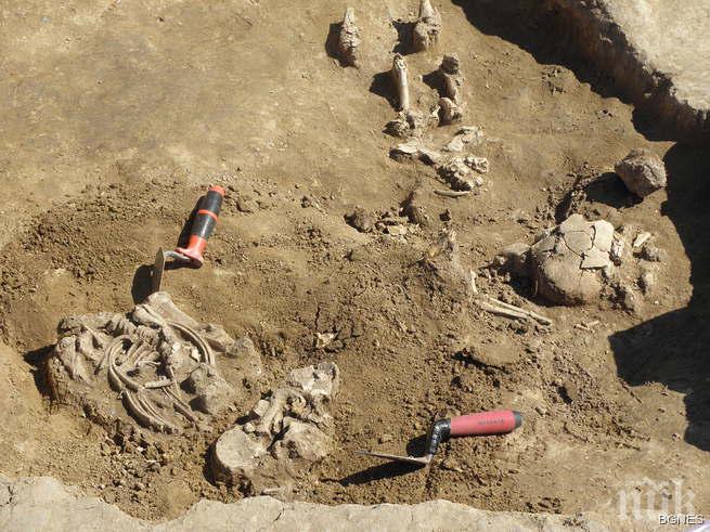 Специалист от Шотландия изследва останките на принесените в жертва 3 деца