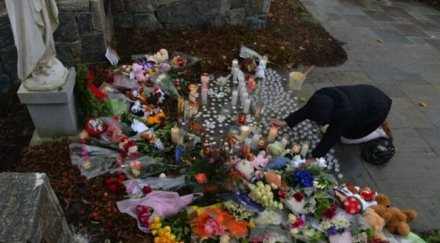 америка почете паметта жертвите нютаун