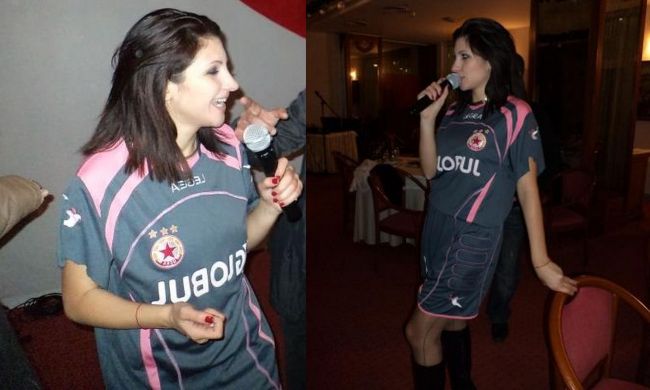 Бриана стана фенка на ЦСКА преди празниците (СНИМКИ)