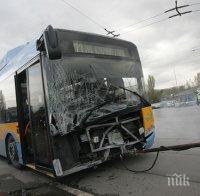 2 катастрофи с трамваи и една с тролей в столицата