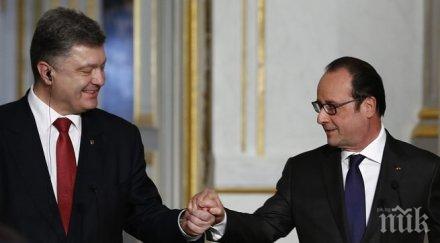 порошенко украйна иска оръжия запада свои