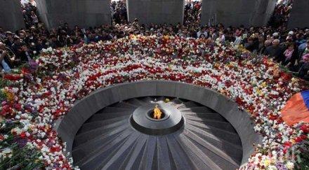 световните лидери почетоха минута мълчание паметта жертвите арменския геноцид