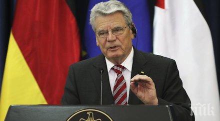 германският президент шокира сме съучастници арменския геноцид