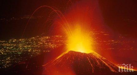 евакуират жители района вулкана калбуко изригне отново