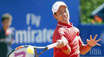 нишикори класира четвъртфиналите барселона