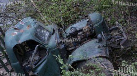 трагичен инцидент газ падна дере загина шофьорът