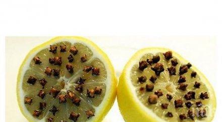 използвайте лимон карамфил комари неприятни миризми безпокойство