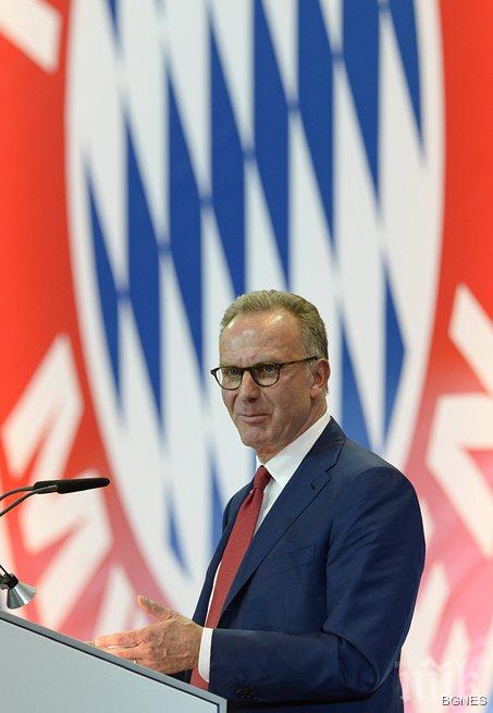 Румениге радостен, че Байерн няма да играе със скучния Атлетико