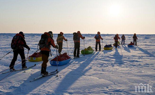 Норвежки тийнейджъри покориха Северния полюс