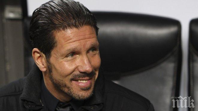 Симеоне: Гордея се с моя Атлетико, и феновете трябва да са горди