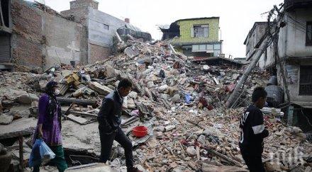 нов мощен трус рихтер разтърси непал ранените 5000