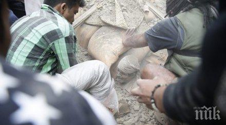 погром 450 жертвите момента мощното земетресение непал