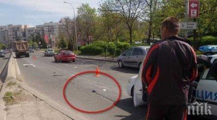 пътя камион уби млада жена пешеходна пътека бургас шофьорът шок снимки