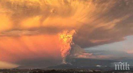 властите чили предупредиха жителите около вулкана калбуко евакуират