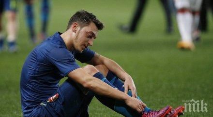 венгер йозил кара другите арсенал играят добре