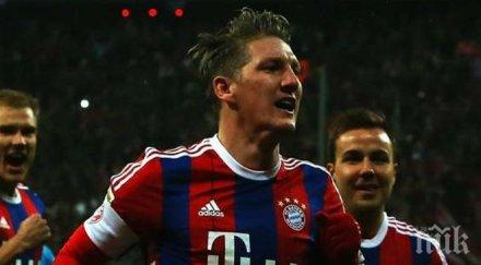 байерн мюнхен трудна победа гол швайнщайгер