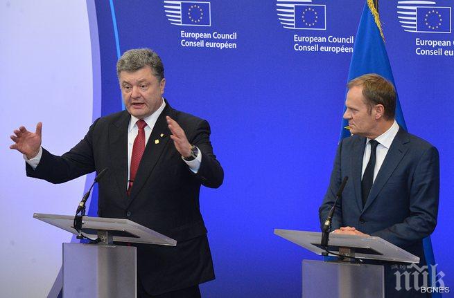 Напрежение между Брюксел и Киев 