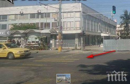 Недоразумение: Пешеходна пътека води право в подземната улица в Бургас