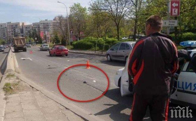 Ад на пътя! Камион уби на място млада жена на пешеходна пътека в Бургас! Шофьорът в шок! (снимки)