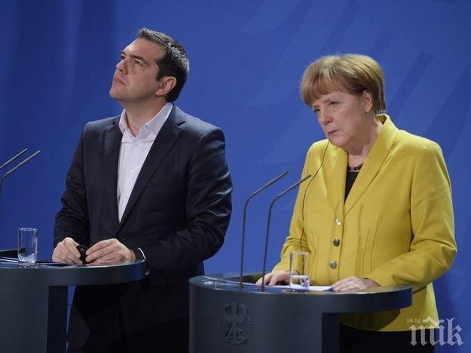 Меркел и Ципрас ще поддържат редовни контакти до успешното завършване на преговорите