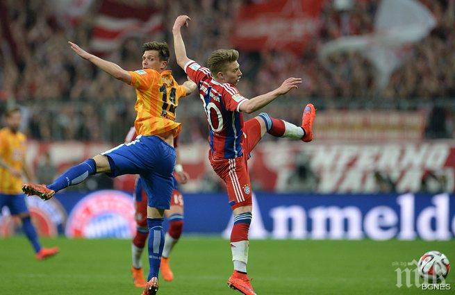 Байерн изравни рекорда си за мачове без допуснат гол 