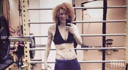 шок люси дяковска полудя тъпче анаболи