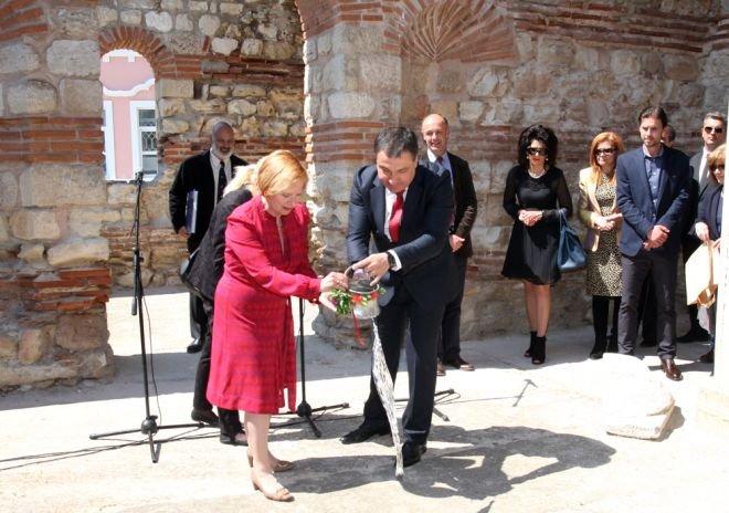 Посланикът  на САЩ и кметът на Несебър стартираха проект за консервация и реставрация на църквата “Св. Йоан  Алитургетос“ 