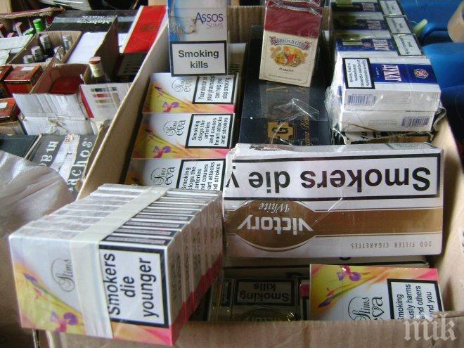 Разкриха голямо количество тютюн и цигари без бандерол в Ново село