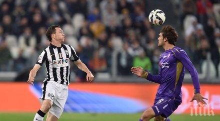 юве удари фиорентина докосва титлата