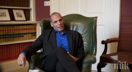 анархисти изгониха гръцкия финансов министър кръчма