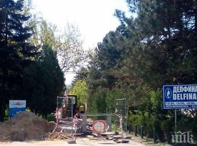 Разкопават Морската градина във Варна (снимки)