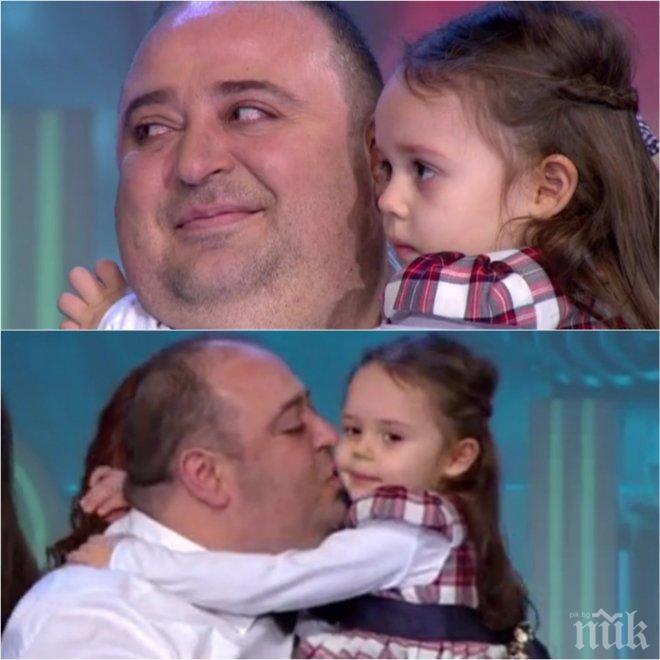 Първо в ПИК и Ретро! Ето я щерката на Любо Нейков - актьорът глези малката Анна като принцеса
