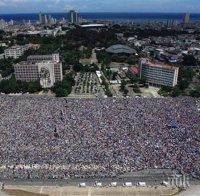 Лидерите на Куба и Венецуела отбелязаха Деня на труда в Хавана
