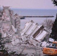 Безотговорност на строителните фирми е довела до рухването на хотел 
