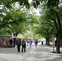 С преместваеми обекти по Ларгото в Сливен, разполагат ги по схема