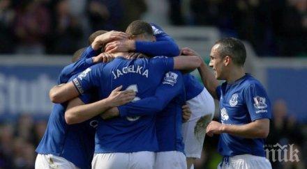 играчите евертън уникален жест феновете