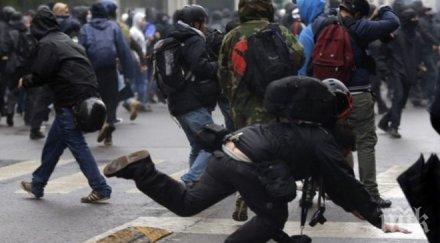 000 протестиращи сблъскаха полицията милано