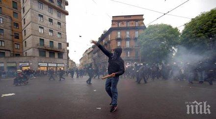 протестът експо милано ескалира бунтове сблъсъци полицията