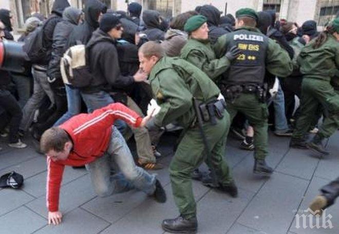 Сблъсъци между демонстранти и полиция в Берлин