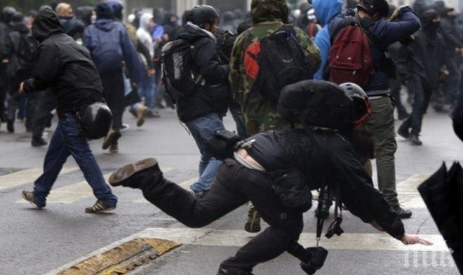 Над 30 000 протестиращи се сблъскаха с полицията в Милано