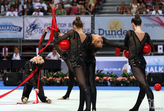 Седмо място в многобоя за ансамбъла-девойки на европейското първенство в Минск