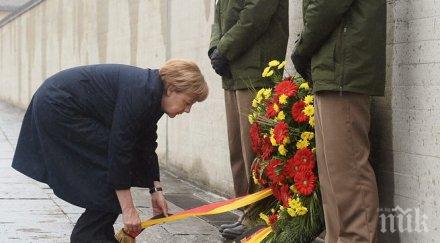 меркел дахау годишнината освобождаването концлагера