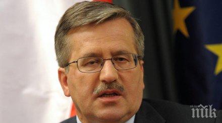 президентът полша парадът посветен деня победата москва демонстрация сила