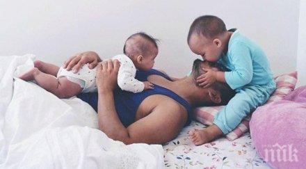 снимки татковци техните малки прекрасни дечица бъдеш родител наистина готино