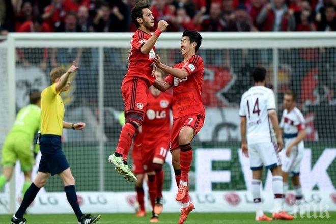 Леверкузен натупа мислещия за Барселона Байерн
