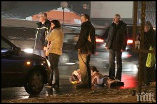 Нов кървав кошмар на пътя! Автомобил размаза пешеходец на магистрала Хемус