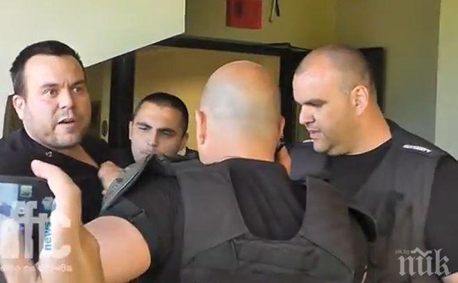 Бой между фенове и охраната след мача „Ботев” (Пд) – Лудогорец (видео)