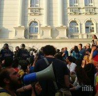Полиция притиска протеста в Скопие 