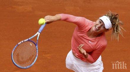 шарапова премина трети кръг мадрид